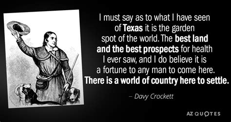 Davy Crockett's Iconic Texas Quote: The Battle Cry of Freedom!
