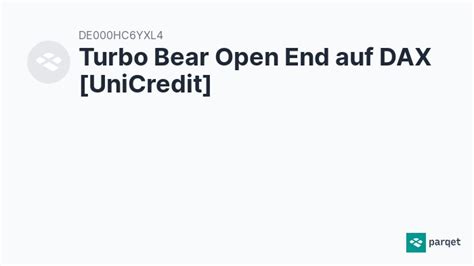 dax zertifikat open end