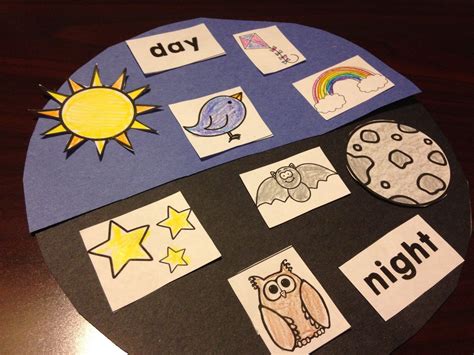 Day And Night Art Project For Kids Fun Day And Night Activities For Kindergarten - Day And Night Activities For Kindergarten