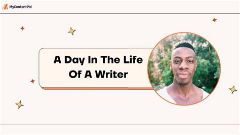 day in the life of a writer