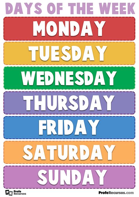 Day Of The Week Pictures Images And Stock Days Of The Week Picture - Days Of The Week Picture