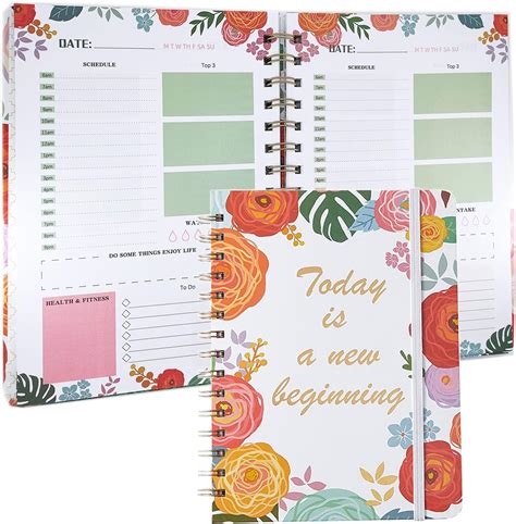 Day Planner Notebook Hardback A5 Fuchsia Pink