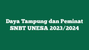 DAYA TAMPUNG UNESA 2023 - PSDKU Magetan - Unesa - Universitas Negeri Surabaya