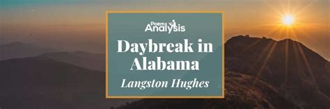 Daybreak In Alabama Analysis