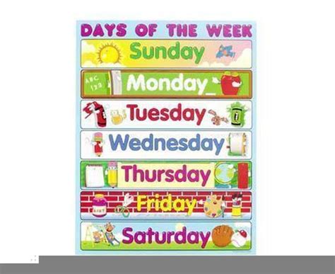 Days Of The Week Clipart High Res Illustrations Days Of The Week Picture - Days Of The Week Picture