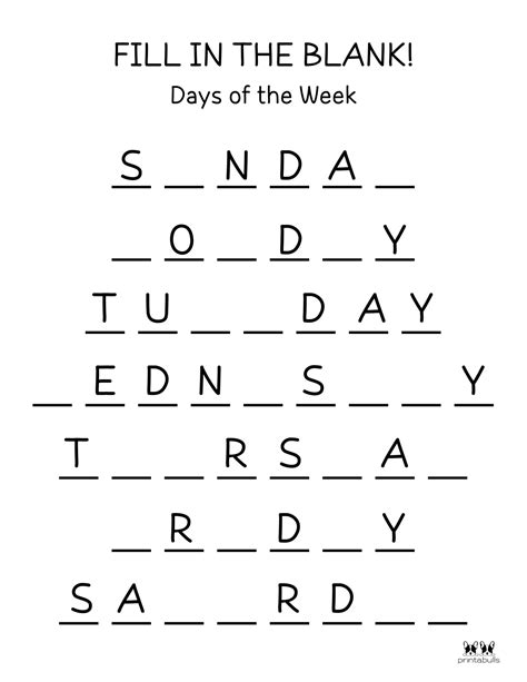 Days Of The Week Spelling Exercises English Esl Spelling Days Of The Week Worksheets - Spelling Days Of The Week Worksheets