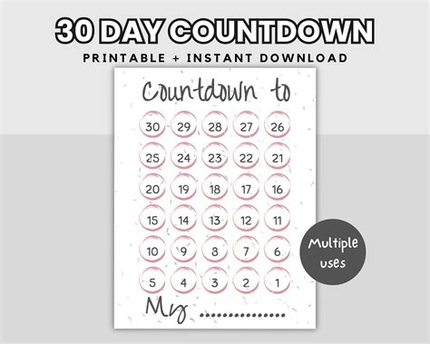 Days To Count