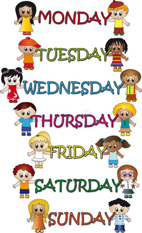 Days Week Clipart Images Free Download On Freepik Days Of The Week Picture - Days Of The Week Picture