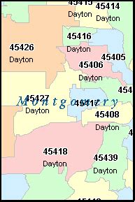 dayton ohio area code