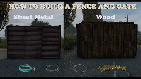 dayz how to build a fence - databaseen