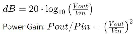 Db To Voltage Formula