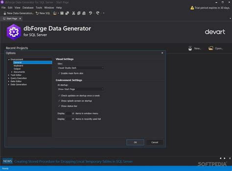 dbForge Data Generator for SQL Server for Windows