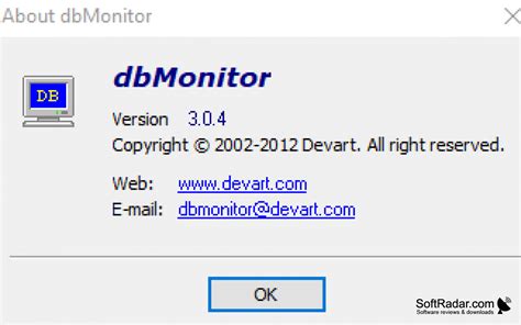 dbMonitor for Windows