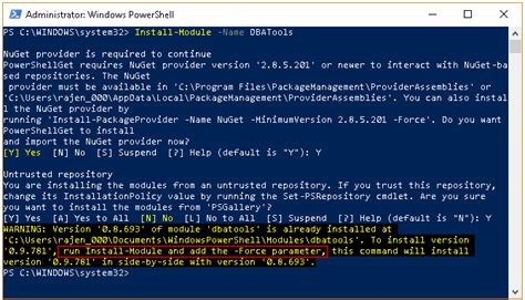 dbatools (PowerShell Module) 0.9.734 Printscreens 1