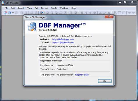 dbf manager full version