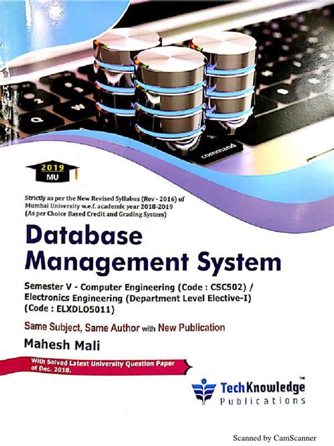 Full Download Dbms Pdf Techmax Publication 