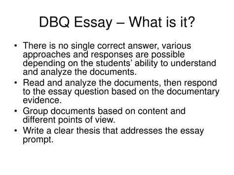 Download Dbq Document Based Question 