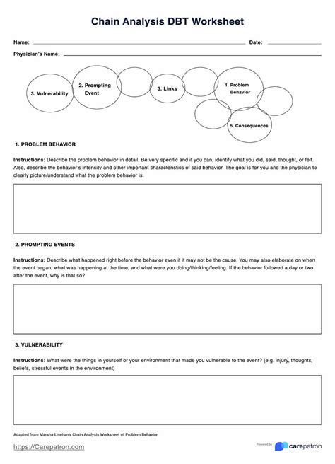 Dbt Chain Analysis Worksheet