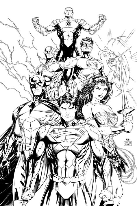 Dc Comics Comic Art Coloring Creative Fun For Super Hero Fans