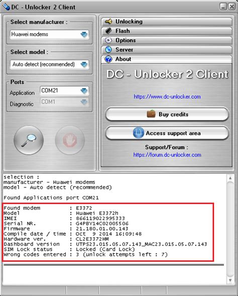 dc unlocker username and password with credits