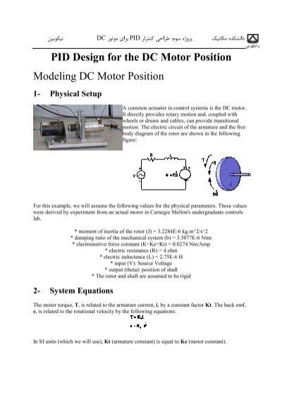 Full Download Dc Motor Position System Modeling Wordpress 