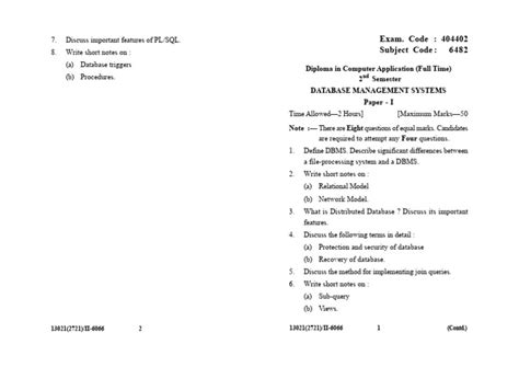 Dca 2nd Sem Objective Papers Exam Logs Part 2