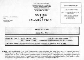 Dcas Staff Analyst Trainee Exam
