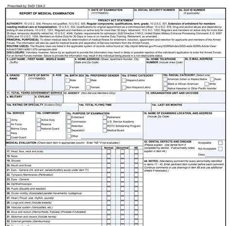 Dd 2808 Form