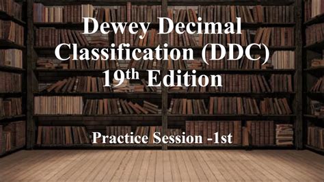 Read Ddc 19Th Edition 