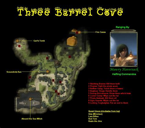 ddo wiki three barrel cove epic map