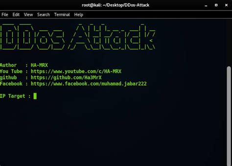 ddos attack tools backtrack
