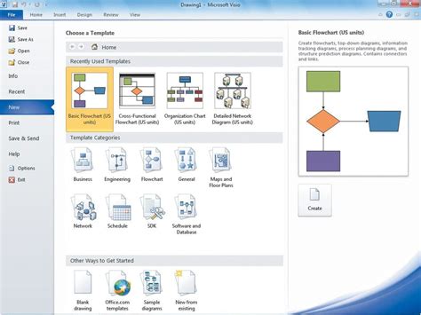 De Microsoft Visio 2010