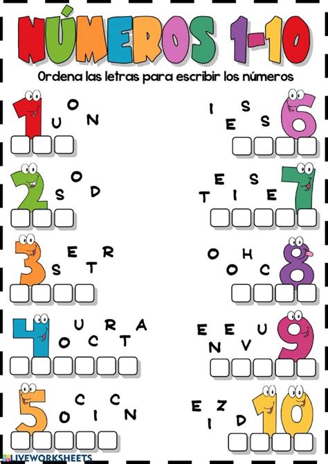 De Numeros A Letras