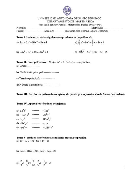 De Practica Matematica Basica Mat 0140 Lleno