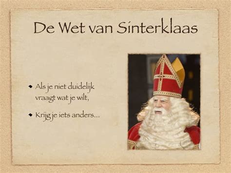 De Wet Van Sinterklaas