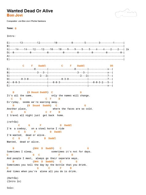 Dead Or Alive Chords