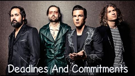 deadlines and commitments lyrics