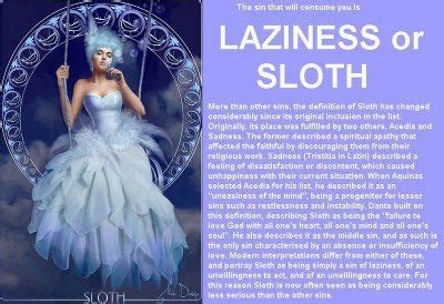 deadly sins sloth meaning