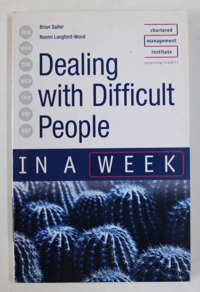 Full Download Dealing With Difficult People In A Week 