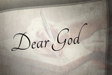 dear god