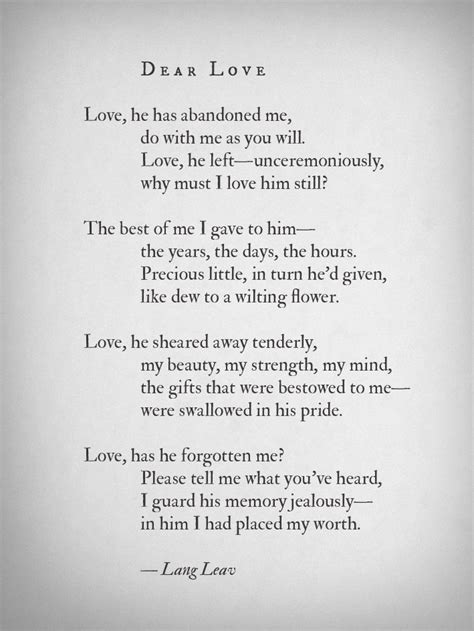 Dear Love