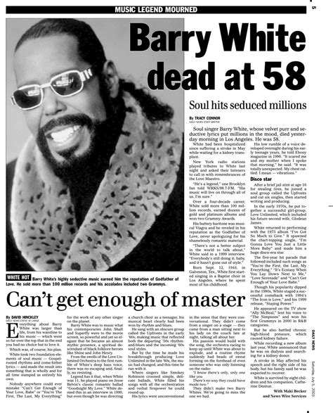 Death Barry White