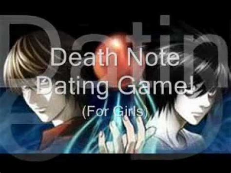 death note dating game