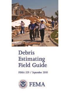 Debris Estimating Field Guide Fema