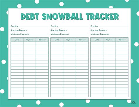 Debt Snowball Sheet