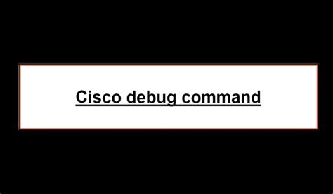 debug command to verify real-time operation Cisco …