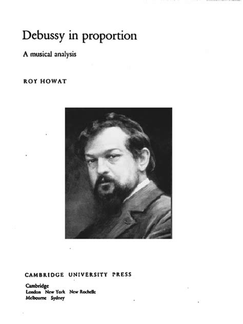 Read Debussy In Proportion A Musical Analysis 