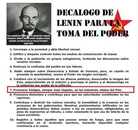 Decalogo De Lenin