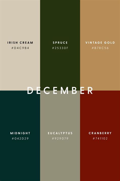 december colors
