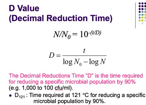 Decimal Reduction Time Calculation